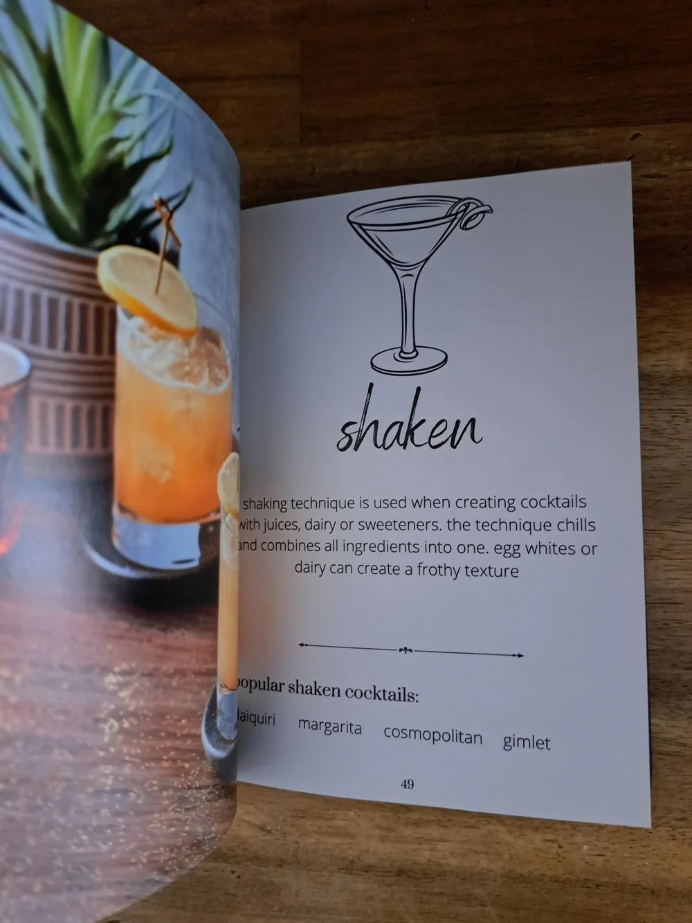 Serve & Sip (Cocktail Recipe Book) - Black